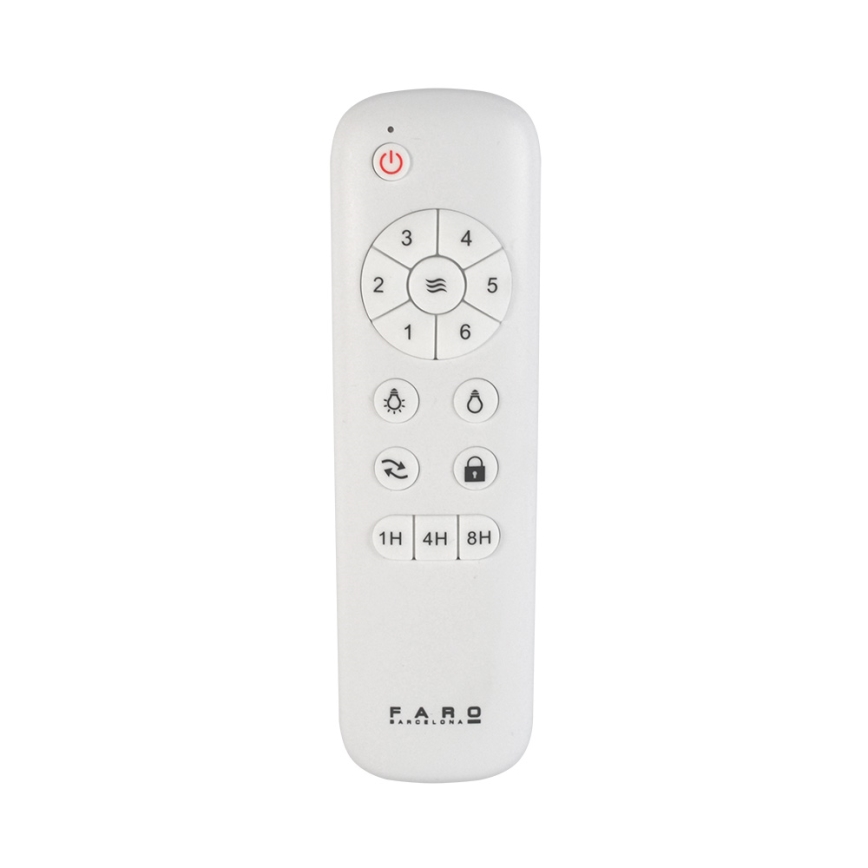 FARO 33725 - LED Kattotuuletin HYDRA LED/20W/230V + kauko-ohjaus