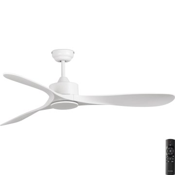 FARO 33750DC - Kattotuuletin LUZON L valkoinen + kauko-ohjaus