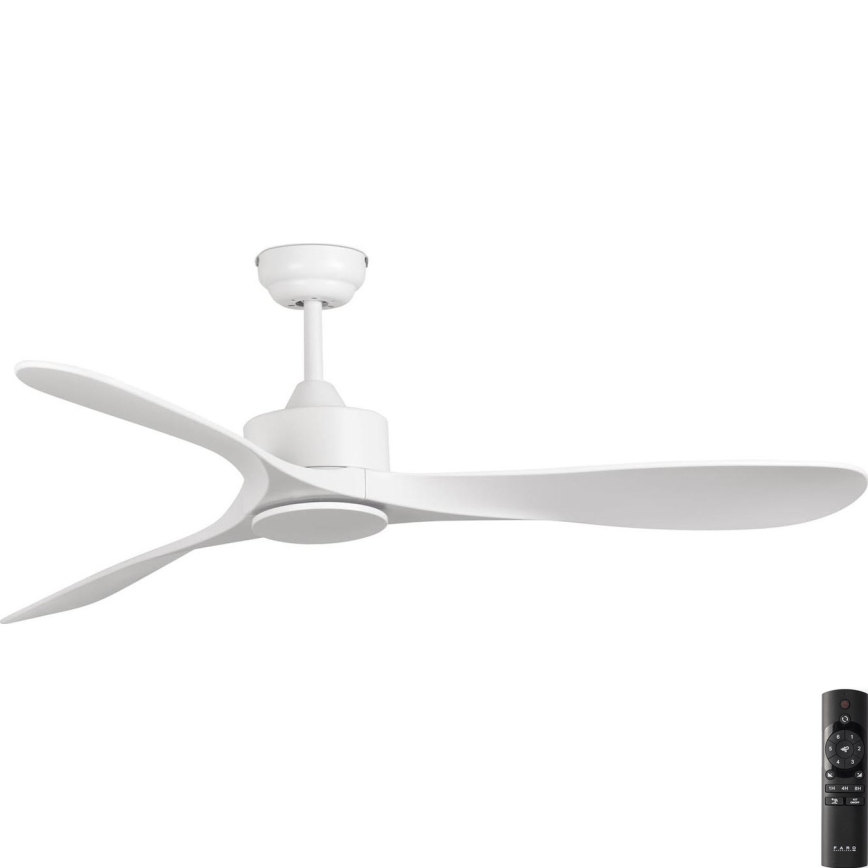 FARO 33750DC - Kattotuuletin LUZON L valkoinen + kauko-ohjaus
