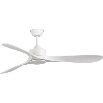 FARO 33750DCWT - Kattotuuletin LUZON L valkoinen halkaisija 132 cm Wi-Fi Tuya + kauko-ohjaus