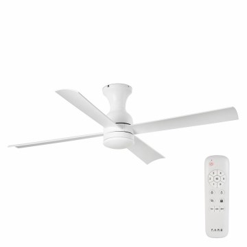 FARO 33756 - LED Kattotuuletin FRASER LED/16W/230V valkoinen + kauko-ohjaus