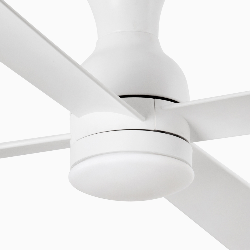 FARO 33756WT - LED Kattotuuletin FRASER XL LED/16W/230V valkoinen halkaisija 120 cm Wi-Fi Tuya + kauko-ohjaus
