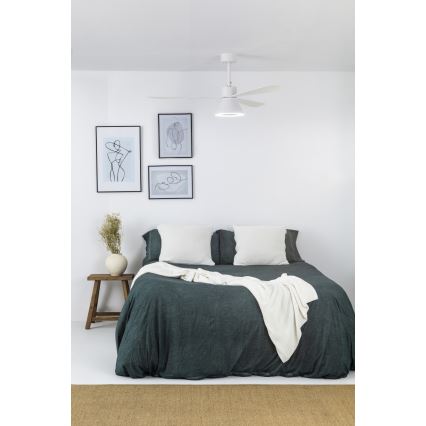 FARO 33760WT-22 - LED himmennettävä kattovalo AMELIA L CONE LED/20W/230V 2700/3500/5000K valkoinen halkaisija 132 cm Wi-Fi Tuya + kauko-ohjaus