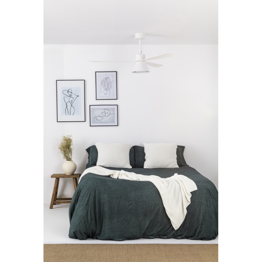 FARO 33760WT-22 - LED himmennettävä kattovalo AMELIA L CONE LED/20W/230V 2700/3500/5000K valkoinen halkaisija 132 cm Wi-Fi Tuya + kauko-ohjaus
