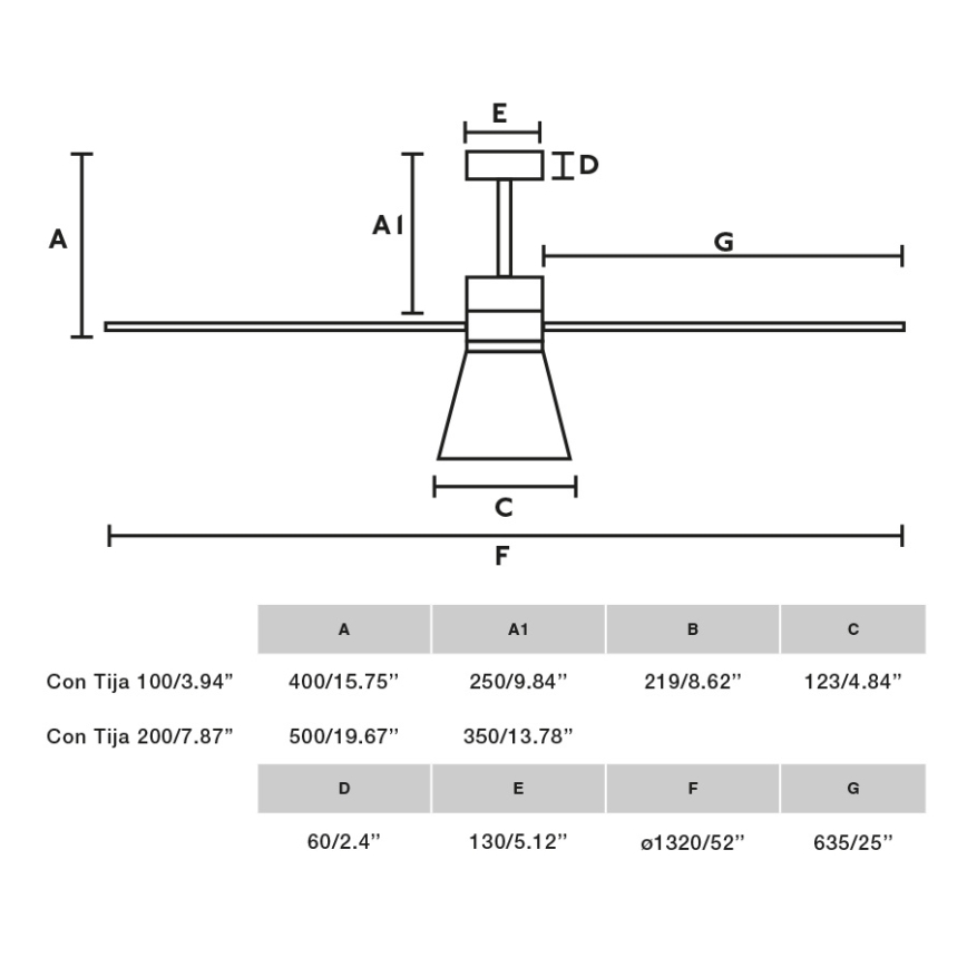 FARO 33760WT-22 - LED himmennettävä kattovalo AMELIA L CONE LED/20W/230V 2700/3500/5000K valkoinen halkaisija 132 cm Wi-Fi Tuya + kauko-ohjaus