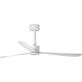 FARO 33760WT - Kattotuuletin AMELIA L valkoinen halkaisija 132 cm Wi-Fi Tuya + kauko-ohjaus