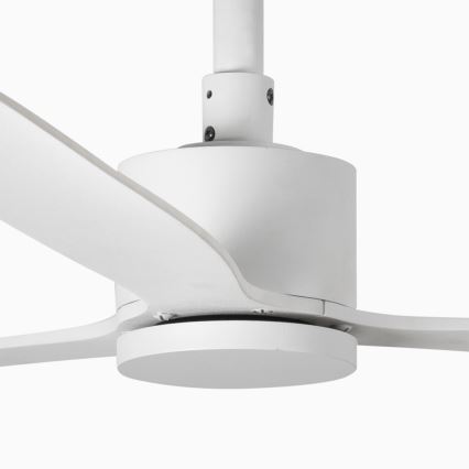 FARO 33760WT - Kattotuuletin AMELIA L valkoinen halkaisija 132 cm Wi-Fi Tuya + kauko-ohjaus