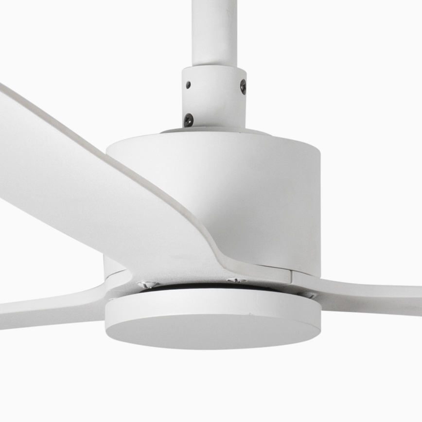 FARO 33760WT - Kattotuuletin AMELIA L valkoinen halkaisija 132 cm Wi-Fi Tuya + kauko-ohjaus
