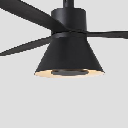 FARO 33761WT-23 - LED himmennettävä kattovalo AMELIA L CONE LED/20W/230V 2700/3500/5000K musta halkaisija 132 cm Wi-Fi Tuya + kauko-ohjaus