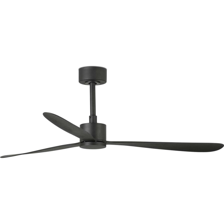 FARO 33761WT - Kattotuuletin AMELIA L musta halkaisija 132 cm Wi-Fi Tuya + kauko-ohjaus