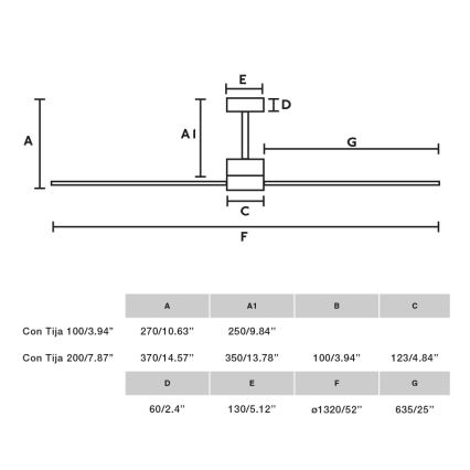FARO 33761WT - Kattotuuletin AMELIA L musta halkaisija 132 cm Wi-Fi Tuya + kauko-ohjaus