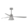 FARO 33762WT-24 - LED-himmennettävä kattotuuletin AMELIA L CONE LED/20W/230V 2700/3500/5000K, harmaa, Ø 132 cm, Wi‑Fi (Tuya) + kaukosäädin