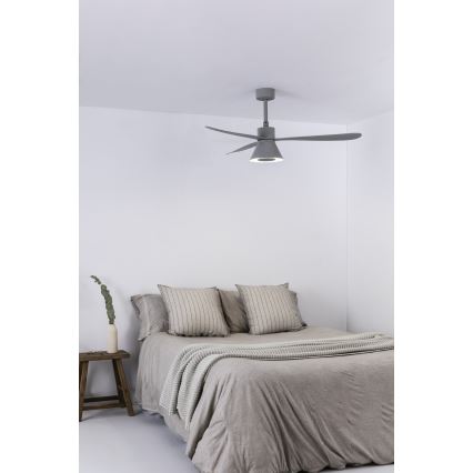 FARO 33762WT-24 - LED himmennettävä kattovalo AMELIA L CONE LED/20W/230V 2700/3500/5000K harmaa halkaisija 132 cm Wi-Fi Tuya + kauko-ohjaus