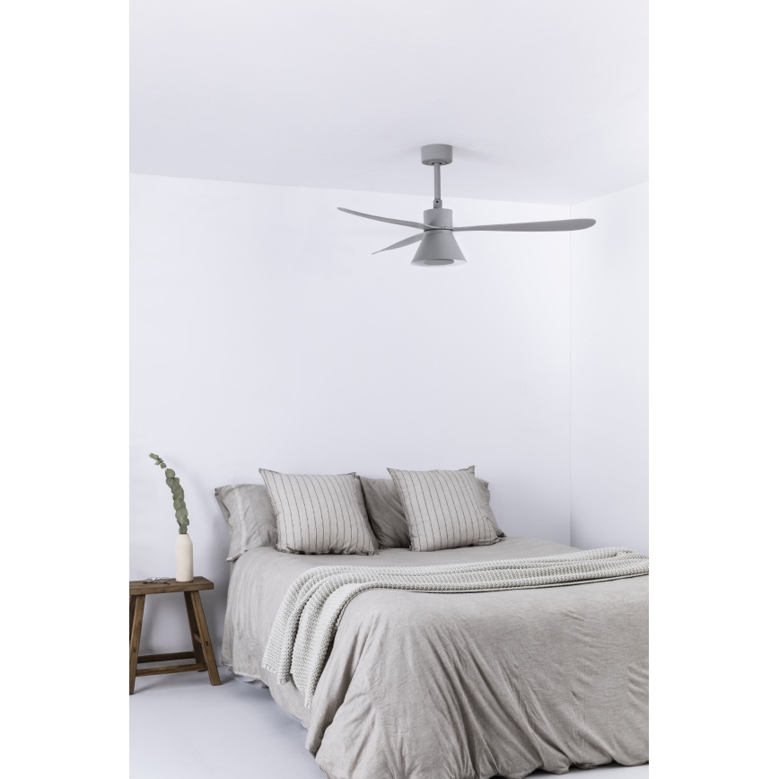 FARO 33762WT-24 - LED himmennettävä kattovalo AMELIA L CONE LED/20W/230V 2700/3500/5000K harmaa halkaisija 132 cm Wi-Fi Tuya + kauko-ohjaus