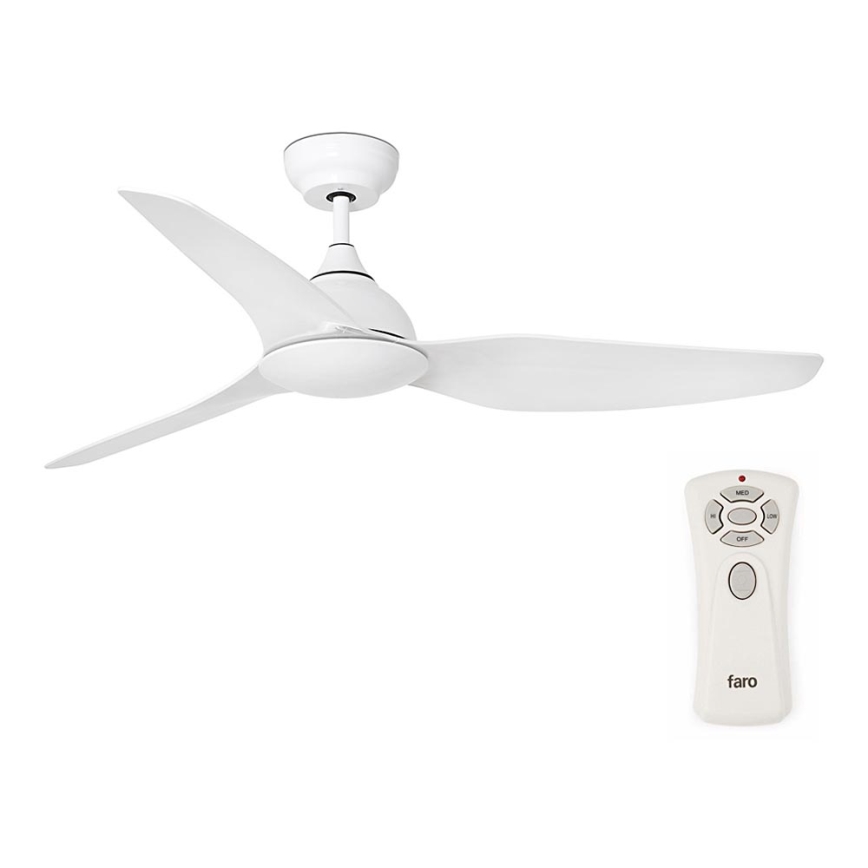 FARO 33770 - Kattotuuletin SIOUX kaukosäätimellä IP44