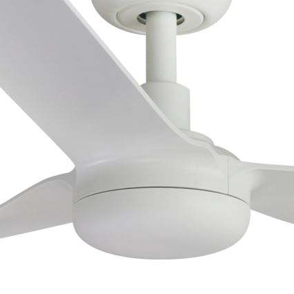 FARO 33814WT - Kattotuuletin PUNT M valkoinen halkaisija 132 cm Wi-Fi Tuya + kauko-ohjaus