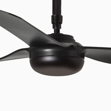 FARO 33815WT - Kattotuuletin PUNT M musta halkaisija 132 cm Wi-Fi Tuya + kauko-ohjaus