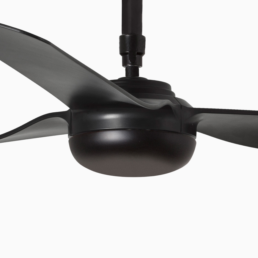FARO 33815WT - Kattotuuletin PUNT M musta halkaisija 132 cm Wi-Fi Tuya + kauko-ohjaus