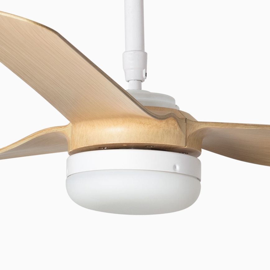 FARO 33816-20 - LED Kattotuuletin PUNT LED/18W/230V Wi-Fi beige/valkoinen + kauko-ohjaus