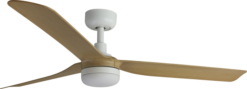 FARO 33816WT-20 - LED himmennettävä kattovalo PUNT M LED/18W/230V ruskea/valkoinen halkaisija 132 cm Wi-Fi Tuya + kauko-ohjaus