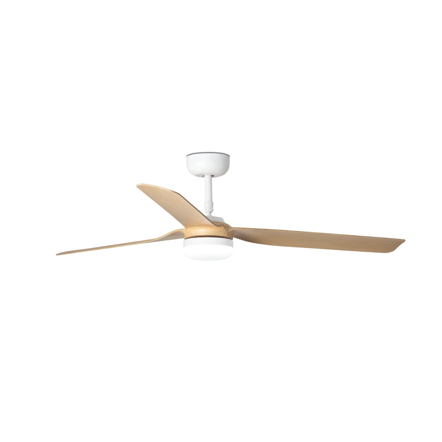 FARO 33816WT-20 - LED himmennettävä kattovalo PUNT M LED/18W/230V ruskea/valkoinen halkaisija 132 cm Wi-Fi Tuya + kauko-ohjaus