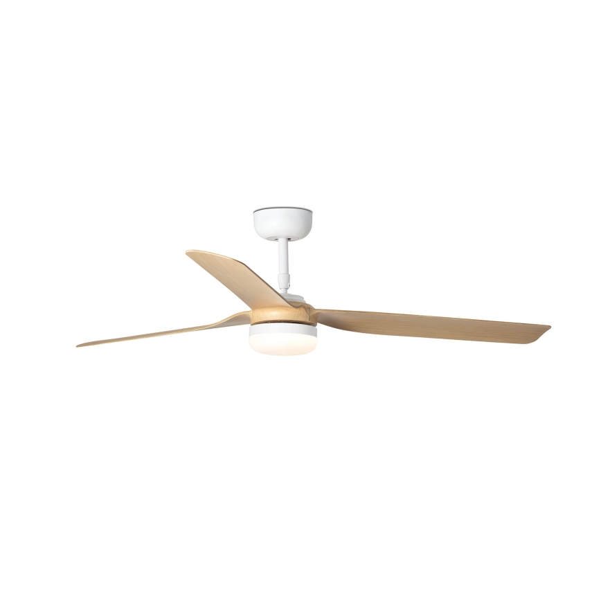 FARO 33816WT-20 - LED himmennettävä kattovalo PUNT M LED/18W/230V ruskea/valkoinen halkaisija 132 cm Wi-Fi Tuya + kauko-ohjaus