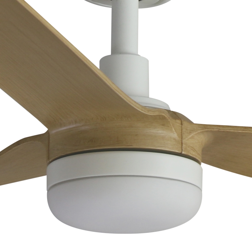 FARO 33816WT-20 - LED himmennettävä kattovalo PUNT M LED/18W/230V ruskea/valkoinen halkaisija 132 cm Wi-Fi Tuya + kauko-ohjaus