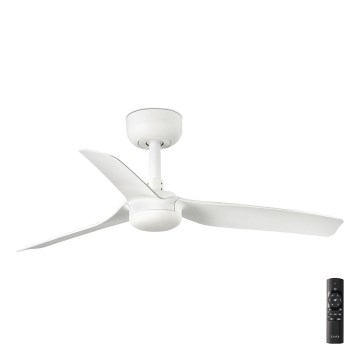 FARO 33820 - Kattotuuletin MINI PUNT S valkoinen halkaisija 90 cm + kauko-ohjaus