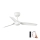 FARO 33820WP - Kattotuuletin MINI PUNT S valkoinen d. 90 cm SMART + RC