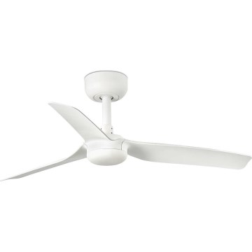 FARO 33820WT - Kattotuuletin MINI PUNT S valkoinen halkaisija 90 cm Wi-Fi Tuya + kauko-ohjaus