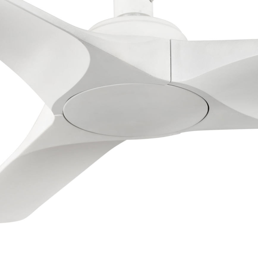 FARO 33824WT - Kattotuuletin HEY S valkoinen halkaisija 90 cm Wi-Fi Tuya + kauko-ohjaus