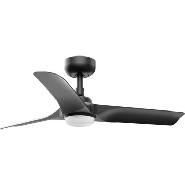 FARO 33825WT-1TW - LED himmennettävä kattovalo HEY S LED/10W/230V 2700/4000/6000K musta halkaisija 90 cm Wi-Fi Tuya + kauko-ohjaus