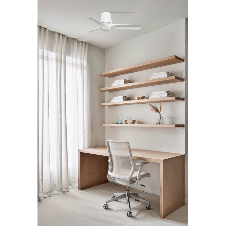 FARO 33826-1TW - LED himmennettävä kattovalo HEY TUB S LED/10W/230V 2700/4000/6000K valkoinen halkaisija 90 cm + kauko-ohjaus
