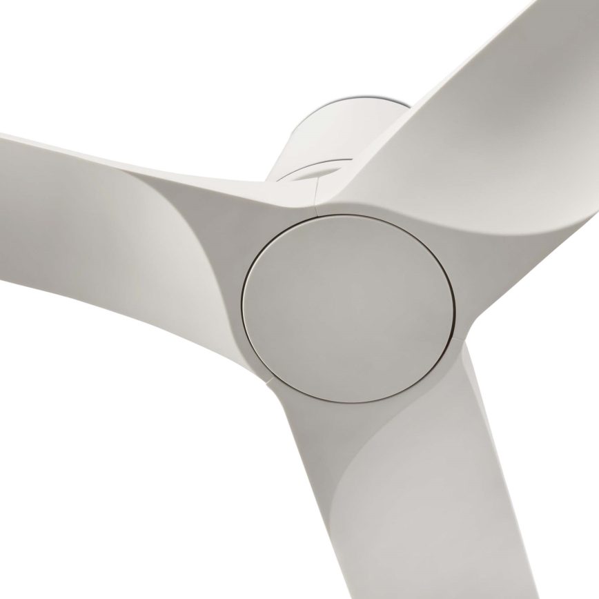 FARO 33826WT - Kattotuuletin HEY TUB S valkoinen halkaisija 90 cm Wi-Fi Tuya + kauko-ohjaus