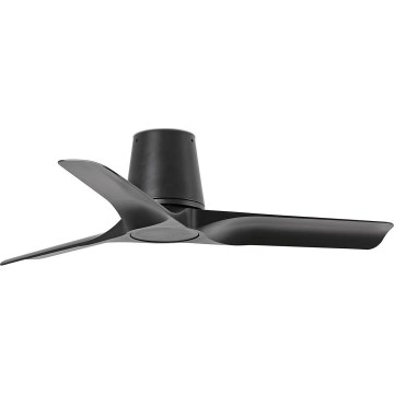 FARO 33827WT - Kattotuuletin HEY TUB S musta halkaisija 90 cm Wi-Fi Tuya + kauko-ohjaus