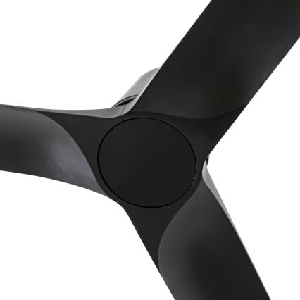 FARO 33827WT - Kattotuuletin HEY TUB S musta halkaisija 90 cm Wi-Fi Tuya + kauko-ohjaus
