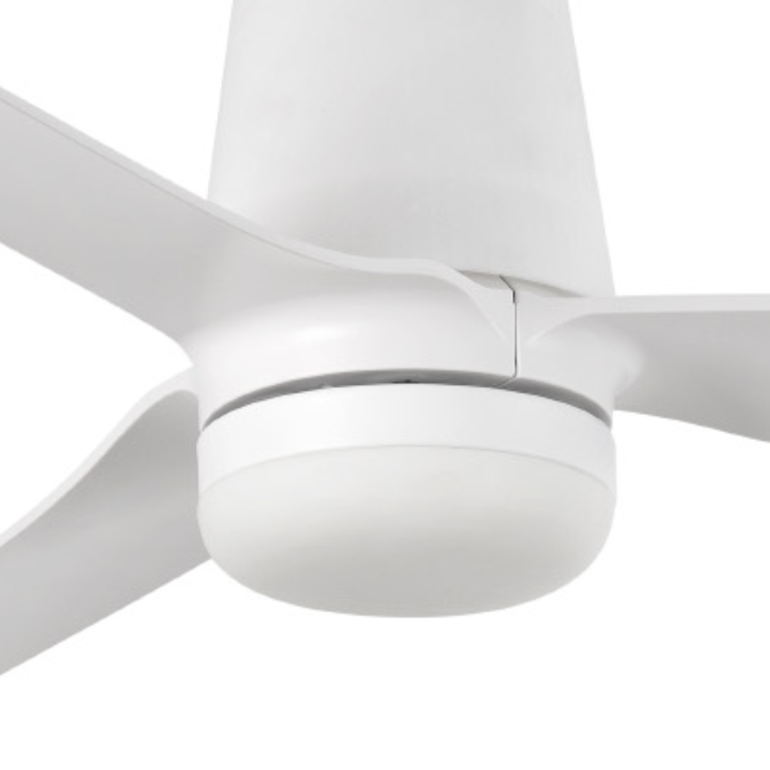 FARO 33828-1TW - LED himmennettävä kattovalo PUNT TUB M LED/18W/230V 3000/4200/6500K halkaisija 130 cm valkoinen + kauko-ohjaus