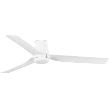 FARO 33828WT - Kattotuuletin PUNT TUB M valkoinen halkaisija 132 cm Wi-Fi Tuya + kauko-ohjaus