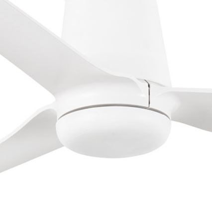 FARO 33828WT - Kattotuuletin PUNT TUB M valkoinen halkaisija 132 cm Wi-Fi Tuya + kauko-ohjaus