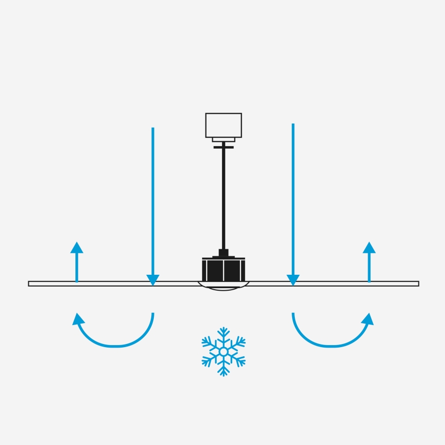 FARO 33830WT - Kattotuuletin PUNT TUB M musta halkaisija 132 cm Wi-Fi Tuya + kauko-ohjaus