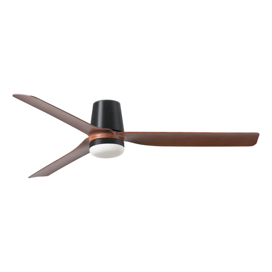FARO 33831-1TW - LED himmennettävä kattovalo PUNT TUB M LED/18W/230V 3000/4200/6500K halkaisija 130 cm ruskea/musta + kauko-ohjaus