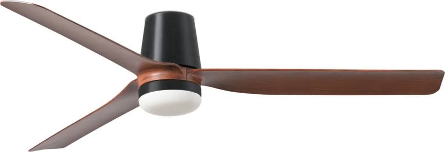 FARO 33831WT-1TW - LED himmennettävä kattovalo PUNT TUB M LED/18W/230V 3000/4200/6500K ruskea/musta halkaisija 132 cm Wi-Fi Tuya + kauko-ohjaus