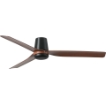 FARO 33831WT - Kattotuuletin PUNT TUB M ruskea/musta halkaisija 132 cm Wi-Fi Tuya + kauko-ohjaus