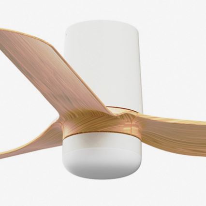 FARO 33833-1TW - LED himmennettävä kattovalo MINI PUNT TUB S LED/10W/230V 2700/4000/6000K halkaisija 90 cm ruskea/valkoinen + kauko-ohjaus