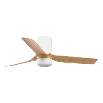 FARO 33833WT-1TW - LED himmennettävä kattovalo MINI PUNT TUB S LED/10W/230V 2700/4000/6000K ruskea/valkoinen halkaisija 90 cm Wi-Fi Tuya + kauko-ohjaus