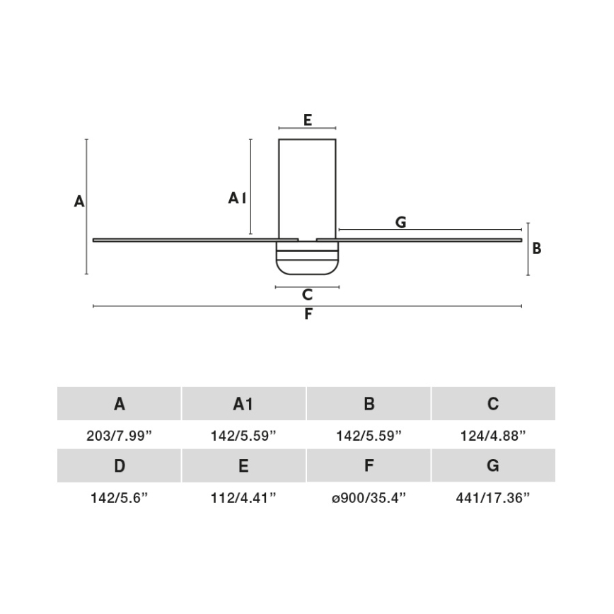 FARO 33833WT - Kattotuuletin MINI PUNT TUB S ruskea/valkoinen halkaisija 90 cm Wi-Fi Tuya + kauko-ohjaus