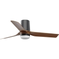 FARO 33835-1TW - LED himmennettävä kattovalo MINI PUNT TUB S LED/10W/230V 2700/4000/6000K halkaisija 90 cm ruskea/musta + kauko-ohjaus