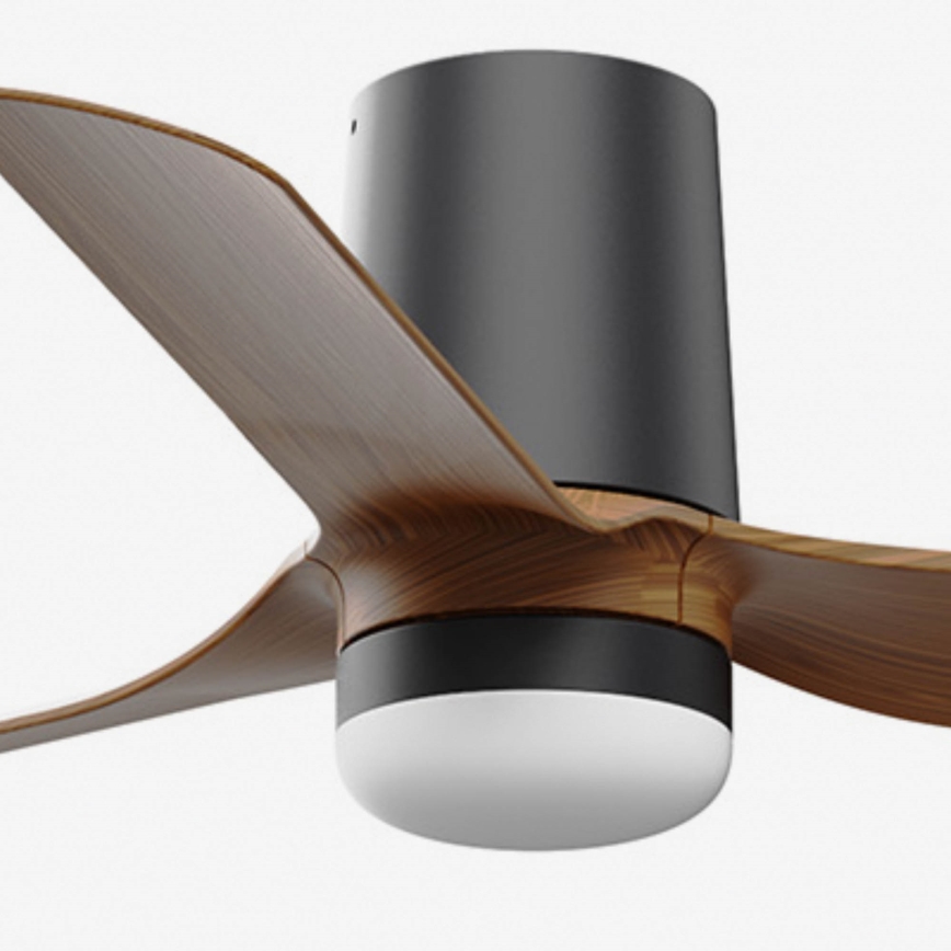 FARO 33835-1TW - LED himmennettävä kattovalo MINI PUNT TUB S LED/10W/230V 2700/4000/6000K halkaisija 90 cm ruskea/musta + kauko-ohjaus