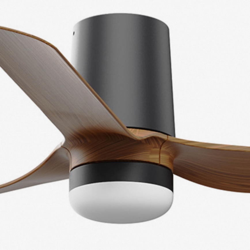FARO 33835WT-1TW - LED himmennettävä kattovalo MINI PUNT TUB S LED/10W/230V 2700/4000/6000K ruskea/musta halkaisija 90 cm Wi-Fi Tuya + kauko-ohjaus