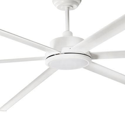 FARO 34202-130 - LED Kattotuuletin ROTTERDAM XL LED/32W/230V valkoinen halkaisija 200 cm + kauko-ohjaus
